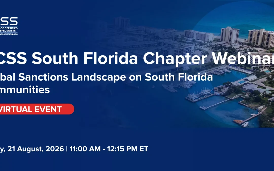 South Florida Chapter Event | August 21, 2026