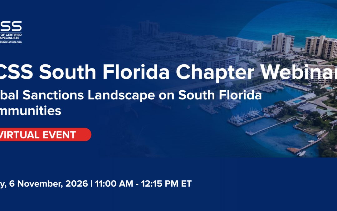 South Florida Chapter Event | November 6, 2026