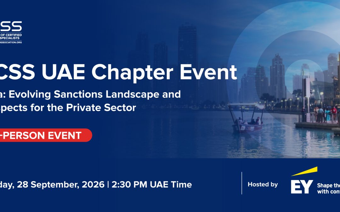 ACSS UAE Chapter Event | 28 September 2026